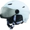 Cairn Electron Visor S3 Blanc Mat 1 Cairn Electron Visor S3 Blanc Mat -Ski Alpin Magasin casque electron visor cairn blanc mat