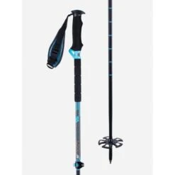 Batons K2 LockJaw Carbon 90-130 Blue -Ski Alpin Magasin k2 lockjaw carbon 90 130 blue 2